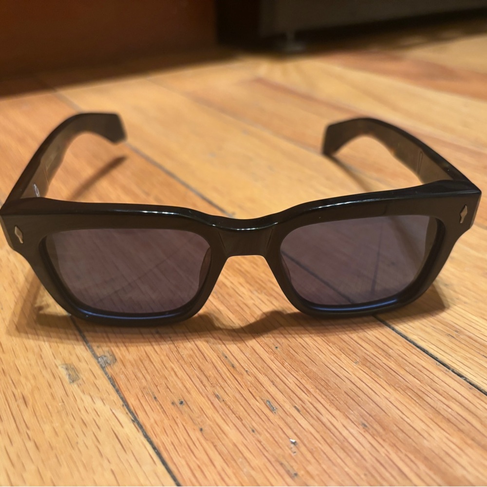 Black Rectangular Sunglasses - image 1